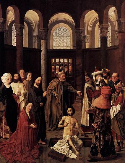 Albert van Ouwater The Raising of Lazarus oil painting image